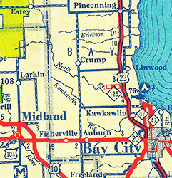 M-125 map, 1942