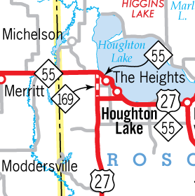 M-169 Route Map, 1942