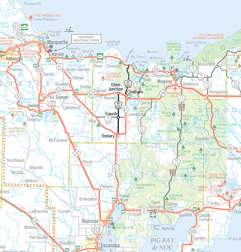 H-01 Route Map