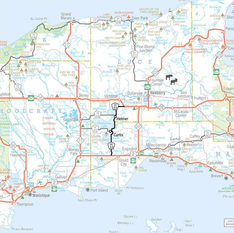 H-33 Route Map