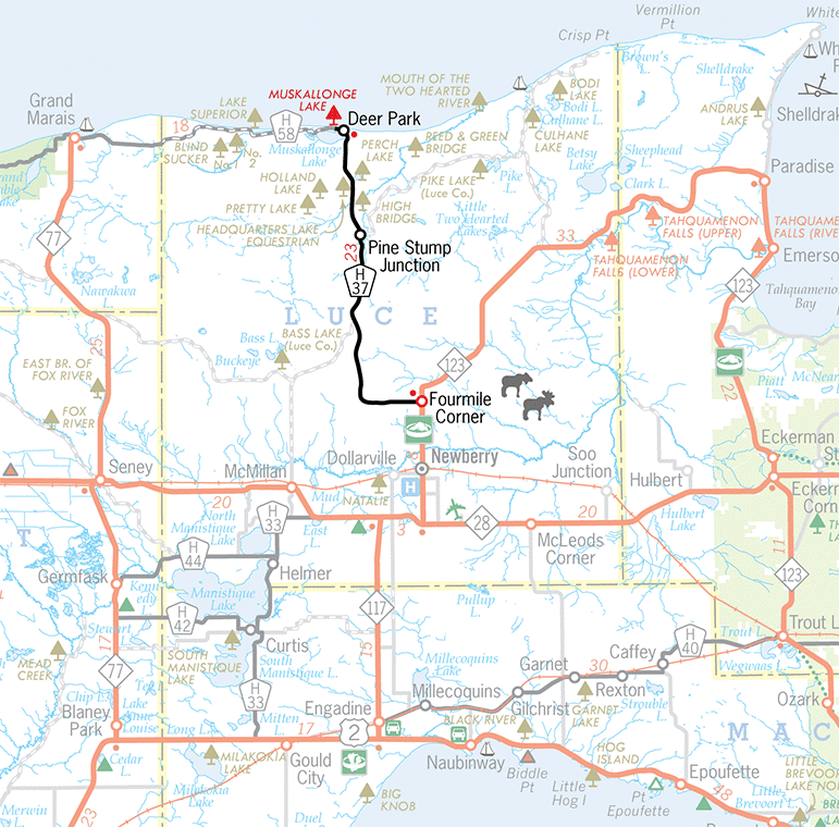 H-37 Route Map
