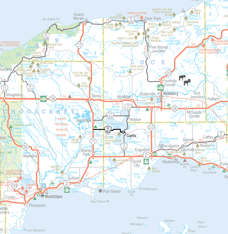 H-42 Route Map