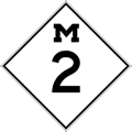 M-2 Route Marker