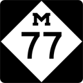 M-77 Route Marker