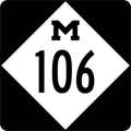 M-106 Route Marker