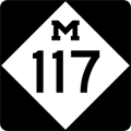 M-117 Route Marker