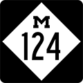 M-124 Route Marker