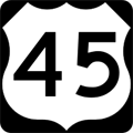 US-45 Route Marker