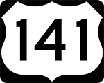 US-141 Route Marker
