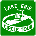 Lake Erie Circle Tour Marker