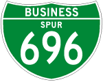 Interstate Business Spur Route Marker - Michigan