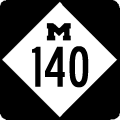 State Route Marker - Michigan