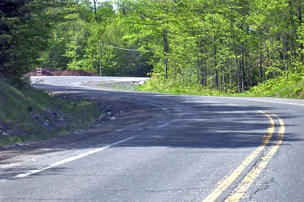S-curves along M-26 between South Range and Trimountain