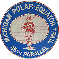 Michigan Polar-Equator Trail sign