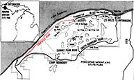 M-107 Westerly Extension Map, 1965