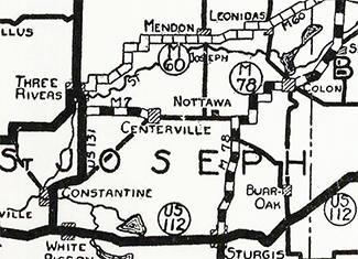 M-7 map snippet, MSHD, 1927