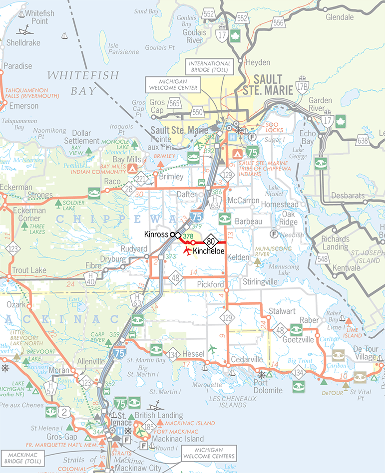 M-80 Route Map