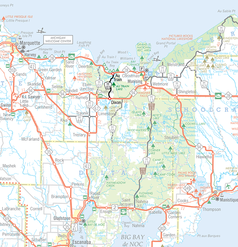 H-03 Route Map