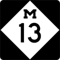 M-13 Route Marker