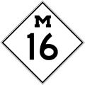 M-16 Route Marker