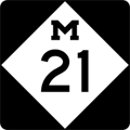 M-21 Route Marker
