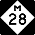 M-28 Route Marker