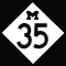 M-35 Route Marker
