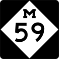 M-59 Route Marker