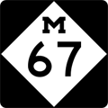 M-67 Route Marker