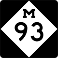 M-93 Route Marker