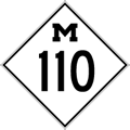 M-110 Route Marker