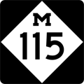 M-115 Route Marker