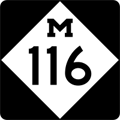 M-116 Route Marker