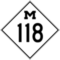M-118 Route Marker