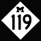 M-119 Route Marker