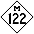 Former M-122 Route Marker