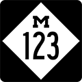 M-123 Route Marker