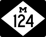 M-124 Route Marker