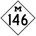 M-146 Route Marker