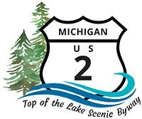 US-2 Top of the Lake Scenic Byway logo